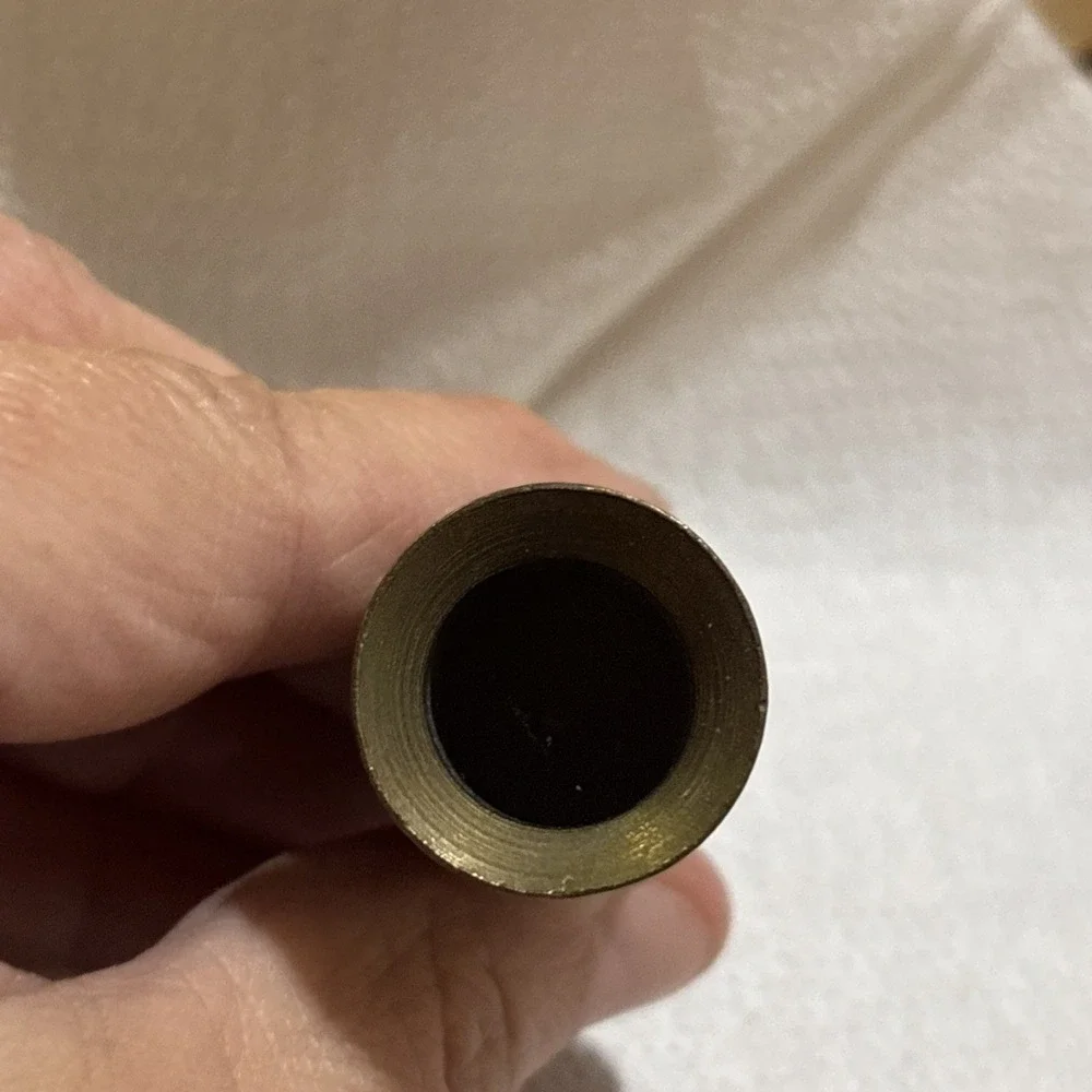 small vintage brass vase 2.25" decor Dollhouse Miniature - Picture 11 of 12